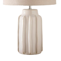 Cream Ceramic Modern Table lamp