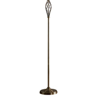 Antique Brass Barley Twist Floor Lamp