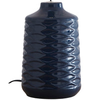 Blue Pottery Table Desk Light