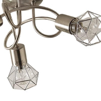 Chrome Vintage 3 Lamp Ceiling Light