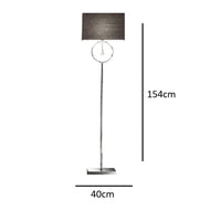 Polished Chrome Modern Floor Lamp