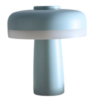 K Living LLYONBLU/TL Matt Blue Rechargeable LED Touch Dimmable Table Lamp - 16cm Height