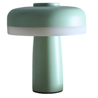 K Living LLYONGREEN/TL Matt Green Rechargeable LED Touch Dimmable Table Lamp - 16cm Height