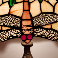 Dragonfly Tiffany Glass Table Desk Lamp