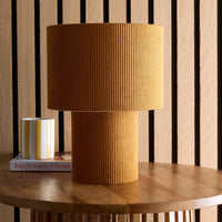 Brown Velvet Bedroom Table lamp