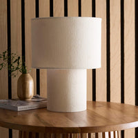 Cream Velvet Bedroom Table lamp