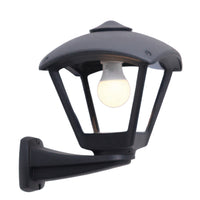 Fumagalli Nardo Dario Black Outdoor Traditional Up or Down Lantern Wall Light | Coastal IP55