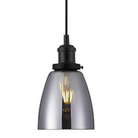 Smoked Glass Replacement Shade for ceiling pendant