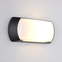 Black LED Outdoor Coastal Bulkhead Wall Light