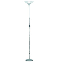 Titanium Silver Modern Uplight Floor Lamp Light