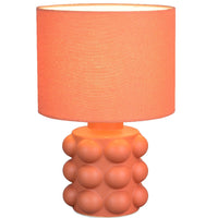 Burnt Orange modern Ceramic Table lamp