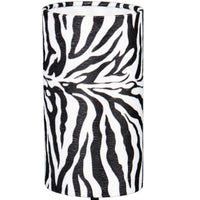 Zebra print table lamp
