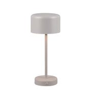Trio R59151177 LED Matt Grey Stem USB Rechargeable Touch Retro Table Lamp