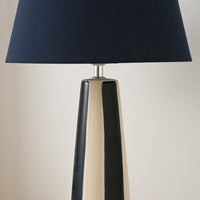 contemporary navy blue table lamp for home decor
