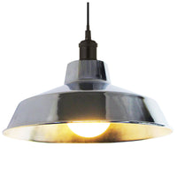 Chrome Metal Dome Shade Pendant Ceiling