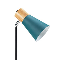 Teal Retro Table Desk Lighting with USB