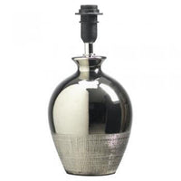 Modern Chrome Ceramic Table Lamp