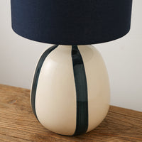 Navy Blue Ceramic table lamp