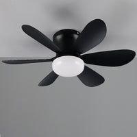 Black Modern Remote LED Ceiling Fan