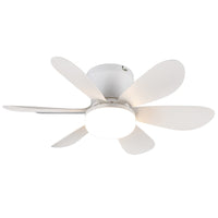 Trio R67462131 LED Matt White Modern 3 Speed Remote Ceiling Fan CCT - 53cm Diameter