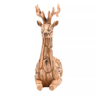 Wooden Stag Ornament