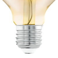 LED Amber Vintage Globe Filament Light Bulb
