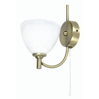 Oaks 1178/1 AB | Antique Brass Wall Light | Home Lights Direct