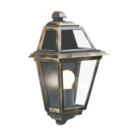 Searchlight 1523 | Black and Gold Outdoor Wall Light