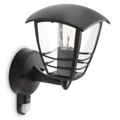 Philips outdoor black hoverfly wall deals lantern