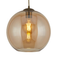 Searchlight 1621AM | Antique Brass Indoor Pendant Light