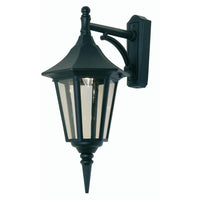 Oaks Lighting 191 DN BK | Black Outdoor Wall Light