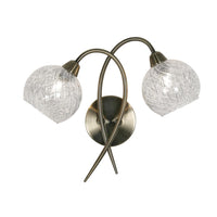 Oaks 2021/2 AB | Brass Traditional Wall Light | Home Lights Direct