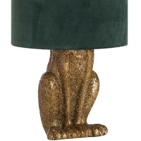 Gold Hare Sitting Rabbit Table Light