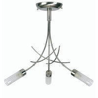 Oaks Lighting 2283/3 AC | Antique Chrome Indoor Semi Flush Light