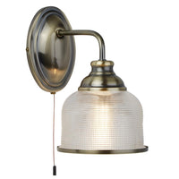 Searchlight 2671-1AB | Antique Brass Indoor Wall Light
