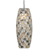 Oaks 3361/1 | Chrome & Glass Bead Vintage Pendant | Home Lights Direct