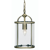Oaks Lighting 351/1 AB | Antique Brass Indoor Pendant Light