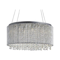 Searchlight 4048-8CC | Polished Chrome and Aluminium Tubes Indoor Pendant Light