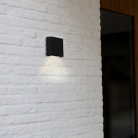 Matt Black Outdoor Square Flush Down Light