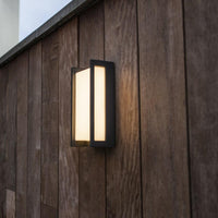Anthracite Outdoor Modern Rectangular Wall Light