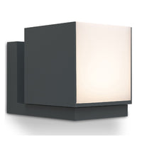 Anthracite Cube Rotating Head Wall Light