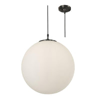 Searchlight 6088 | Indoor Matt Black Pendant Light