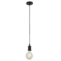 Matt Black Vintage Retro Cable Ceiling Flex Lamp Holder