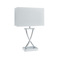 Searchlight 7923CC | Polished Chrome Indoor Table Lamp