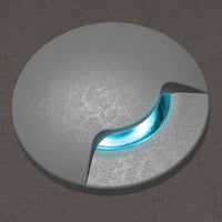 Grey LED Outdoor walkover Recessed Wall Light