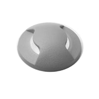 Grey LED Outdoor walkover Recessed Wall Light