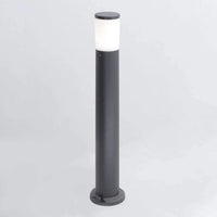 Black LED Round Post Light CCT 80cm
