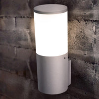 Grey LED Round Wall Light CCT Cylinder