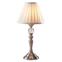 DAR BEA4046 | Satin Chrome Indoor Table Lamp