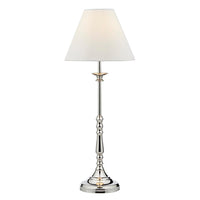 DAR BLE4138 | Polished Nickel Indoor Table Lamp